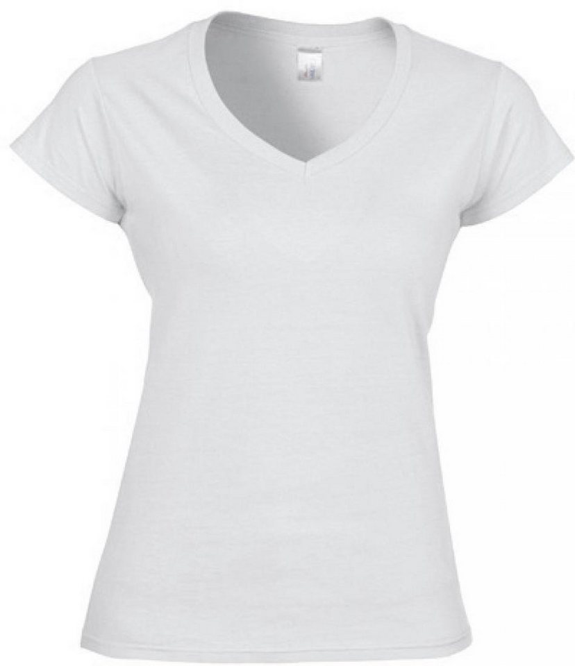 Gildan V-Shirt Softstyle Ladies´ V-Neck Damen T-Shirt von Gildan