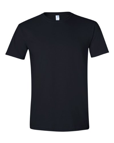 Gildan einfache T-Shirts, verfügbar in allen Farben und Größen, für Herren, 5 Stück Gr. M, 5 x Black von Gildan