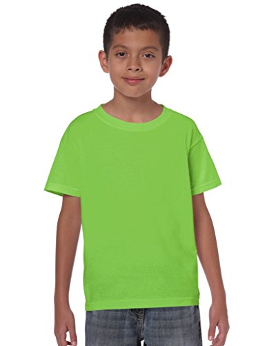Gildan: Kids` Heavy T-Shirt 5000B, Größe:M (170);Farbe:Lime von Gildan