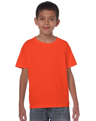 Gildan: Kids` Heavy T-Shirt 5000B, Größe:M (170);Farbe:Orange von Gildan