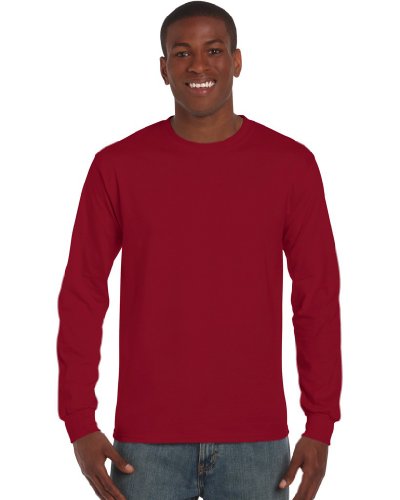 Gildan: Langarm T-Shirt Ultra 2400, Größe:2XL;Farbe:Cardinal Red von Gildan