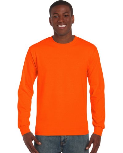 Gildan: Langarm T-Shirt Ultra 2400, Größe:2XL;Farbe:Safety Orange von Gildan