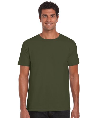 Gildan: Ring Spun T-Shirt 64000., Größe:XL;Farbe:Military Green von Gildan