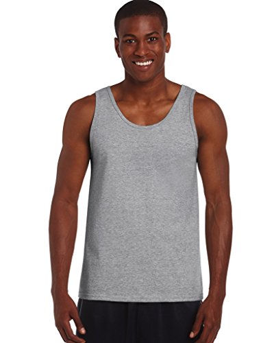 Gildan: Softstyle® Adult Tank Top 64200, Größe:L;Farbe:Sport Grey von Gildan