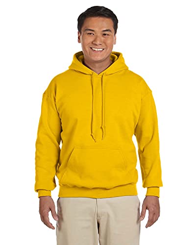 Kapuzenpullover, Sweatshirt, schwere Mischung 50/50 (Gold) von Gildan