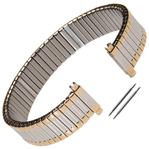 Gilden 144-T Damenarmband, 12-16 mm, zweifarbig, Edelstahl 6.75 Inches (6 3/4 Inches) Long Two Tone von Gilden