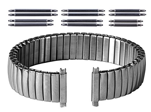 Gilden - Armbanduhr - 504-SL - Edelstahl - 16-20 Millimeter - Unisex - Modern - Sport - Verstellbar - Uhrenarmband Gilden - Armbanduhr - 504-SL - Edelstahl - 16-20 Millimeter - Unisex - Modern - Sport - Verstellbar - Uhrenarmband von Gilden