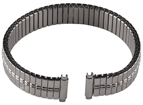 Gilden Damen-Uhrenarmband, 11-15 mm, extra lang, hochglanzpoliertes Edelstahl, 132-SL Gilden Damen-Uhrenarmband, 11-15 mm, extra lang, hochglanzpoliertes Edelstahl, 132-SL von Gilden