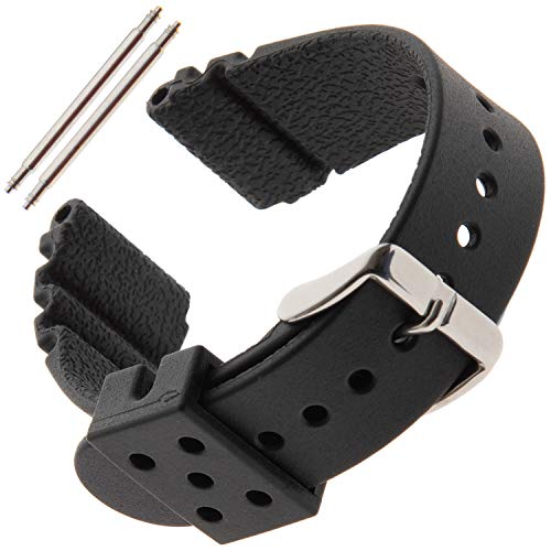 Gilden Unisex Sportarmband Polyurethan 22 mm Schwarz 017300 Gilden Unisex Sportarmband Polyurethan 22 mm Schwarz 017300 von Gilden