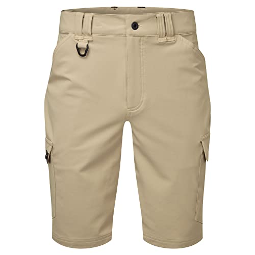 Gill Mens UV Tec PRO Shorts 2024 - Khaki UV019 XL von Gill