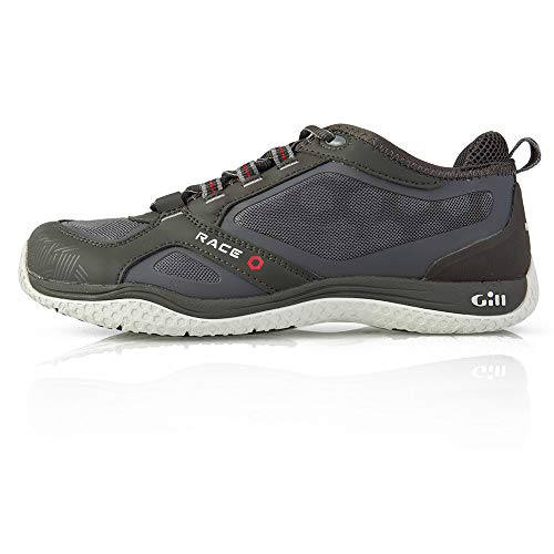 Gill Race Trainer Graphite - Leichtgewicht. Atmungsaktiv - Nicht abfärbende und rutschfeste Laufsohle von Gill