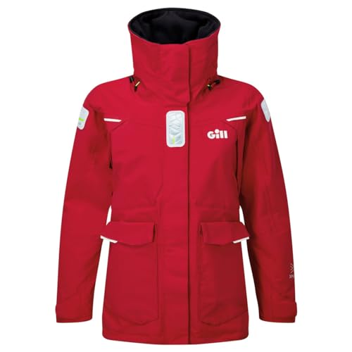 Gill Womens OS2 Offshore/Coastal Sailing Jacket 2022 - Red 10 von Gill