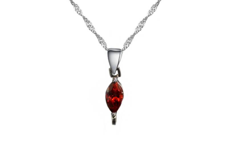 Halskette „Rubin-Marquise" von GillWellsCreations