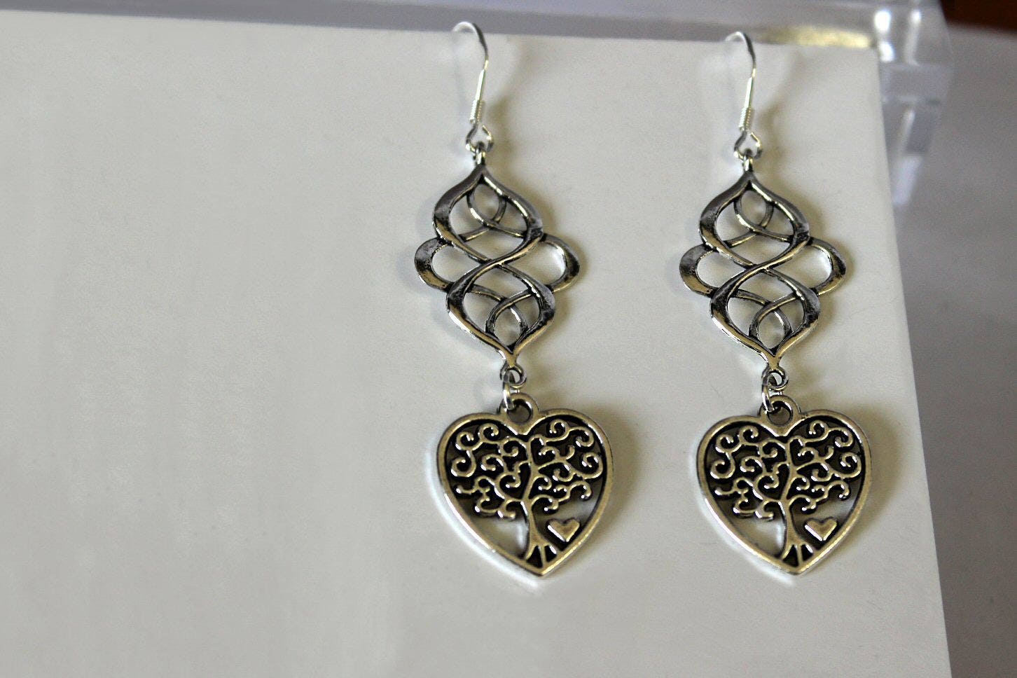 Ohrringe „Baum Des Lebens Im Herzen Unter Unendlichen Labyrinthen" von GillWellsCreations