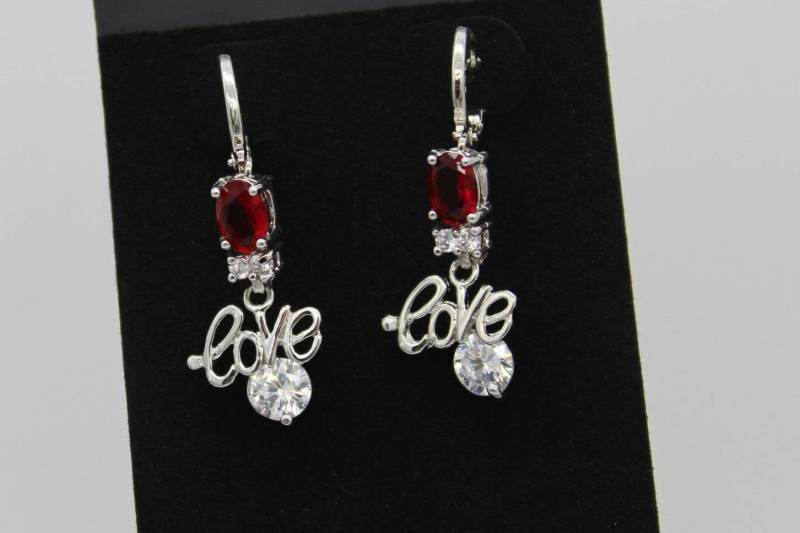 Ohrringe „Oval Schwarz Saphir Und Topas" 925 von GillWellsCreations