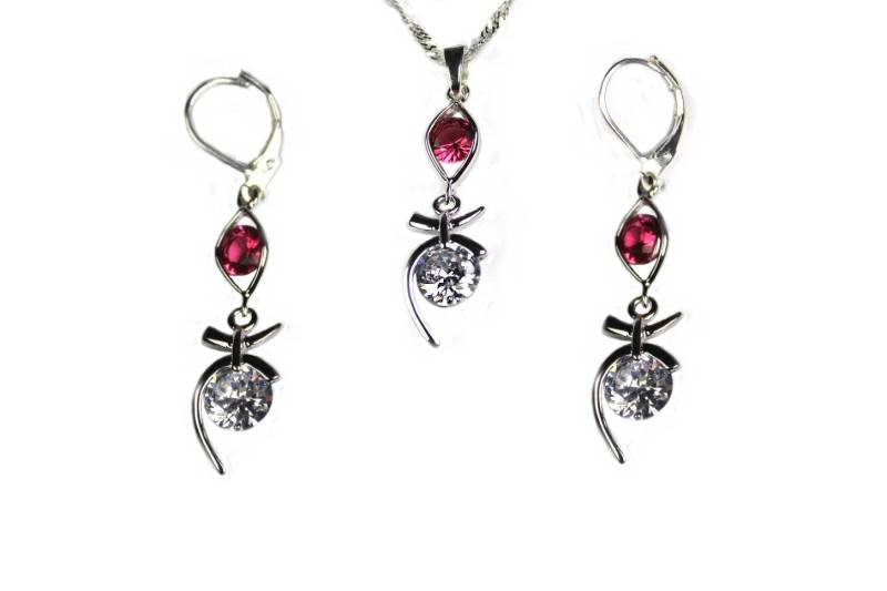 Set „Topasflammen Auf Rubindiamant" von GillWellsCreations