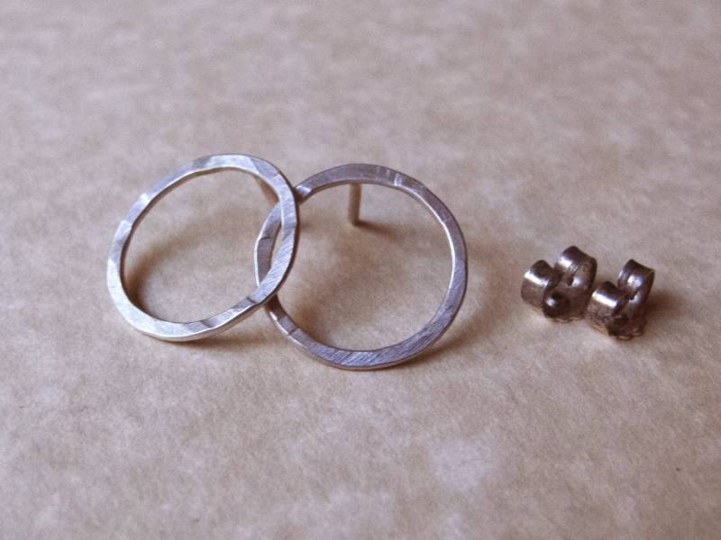 Ohrringe/"Kleine Runden" Und Schmetterling Verschlüsse, Sterling Silber | 925 Ohrringe/"Kleine Runden" Und Schmetterling Verschlüsse, Sterling Silber | 925 von Gillainseverine