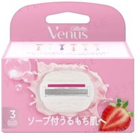 Gillette Japan - Venus Comfortglide Strawberry Field Razor For Moist Skin Body Blade Refill 3pcs Gillette Japan - Venus Comfortglide Strawberry Field Razor For Moist Skin Body Blade Refill 3pcs von Gillette Japan