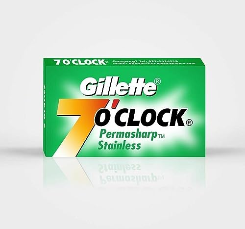 100 Rasierklingen Gillette 7 o' Clock Permasharp von Gillette