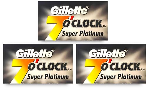 30 Rasierklingen Gillette 7 O'Clock Super Platinum von Gillette