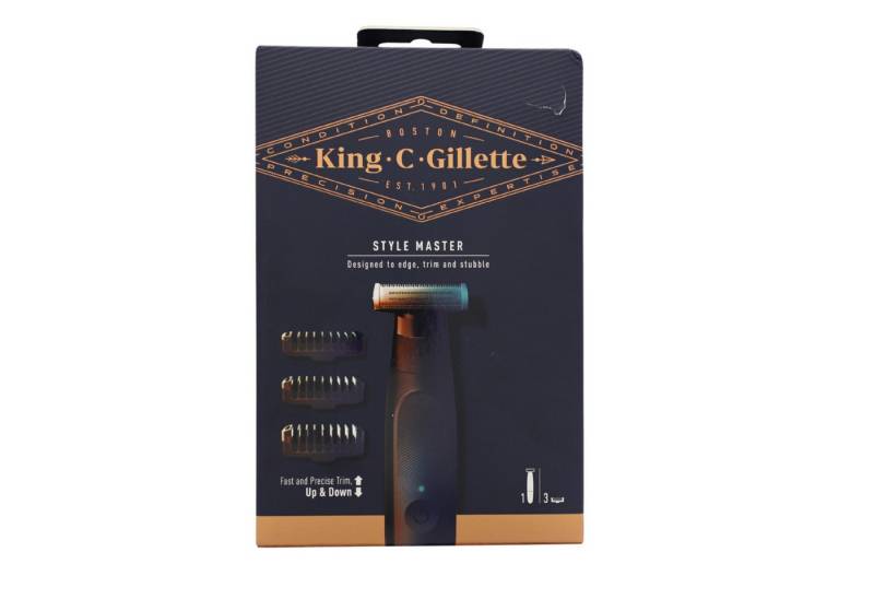Gillette Beauty-Trimmer King C. Gillette Style Master Bart Trimmer für Männer mit 1 4D-Klinge von Gillette