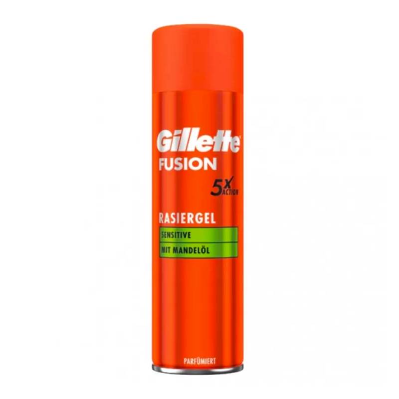 Gillette Fusion Shaving Gel With Almond Oil (200 ml) von Gillette