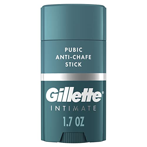 Gillette Intimate Pubic Anti-Scheuer-Stick, reduziert Reibung und Irritationen, Scheuerschutz für Männer, einfache Anwendung, dermatologisch getestet von Gillette