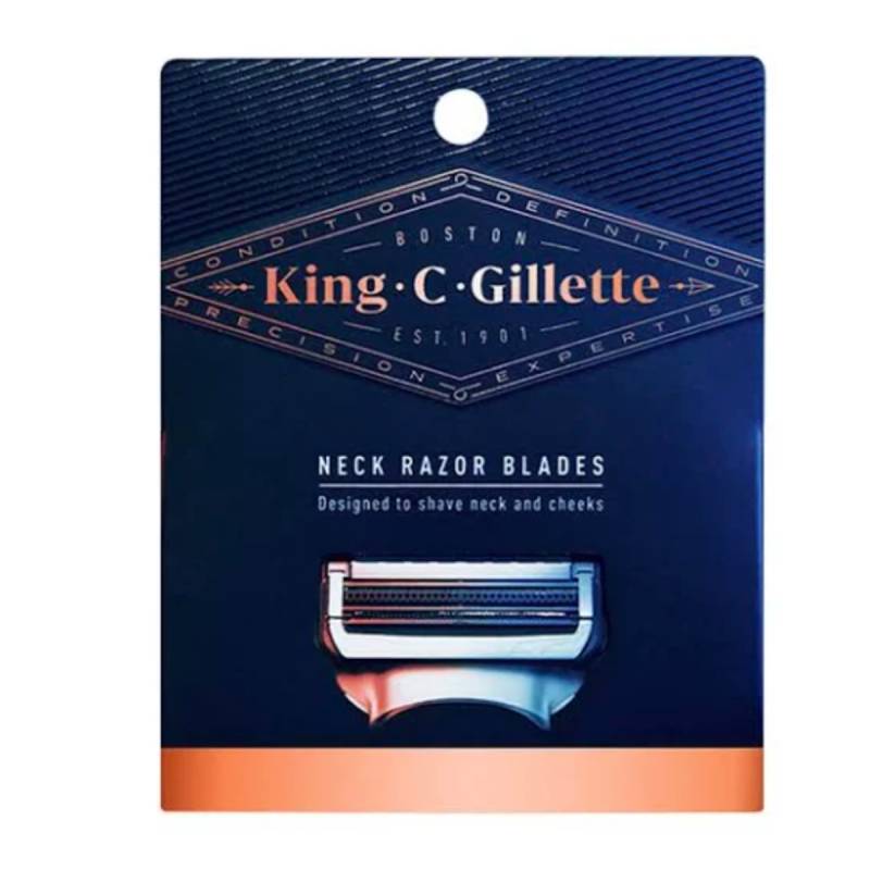 Gillette King C. Neck Razor Blades 3-pack von Gillette