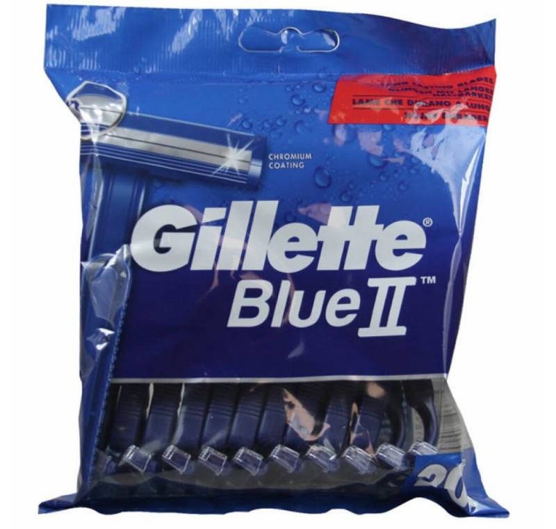 Gillette Körperrasierer Blue II Disponsable Razors 20 Stücke von Gillette