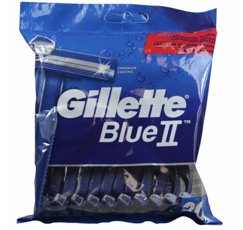 Gillette Körperrasierer Blue II Disponsable Razors 20 Stücke von Gillette