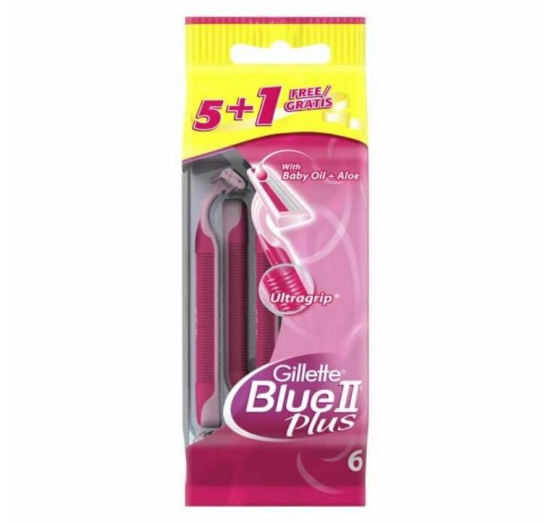 Gillette Körperrasierer Blue II Plus 5 + 1 Einheiten von Gillette