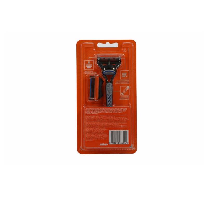 Gillette Körperrasierer Fusion Rasiermaschine 2 Ersatzköpfe von Gillette