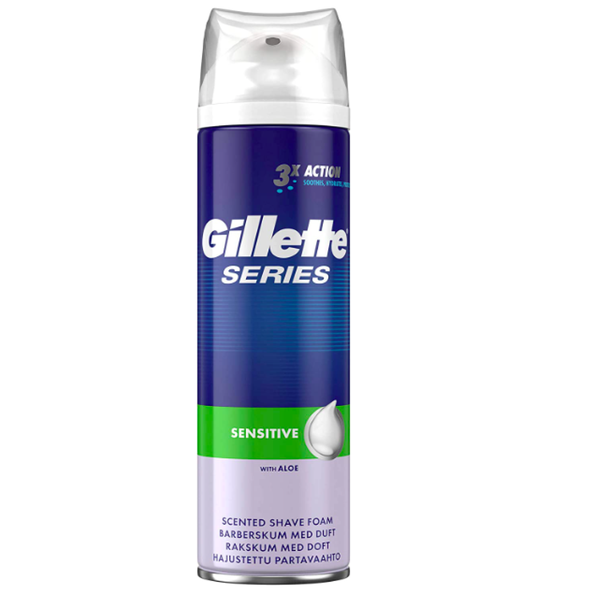 Gillette Male Rasierschaum Sensitive (250 ml) von Gillette