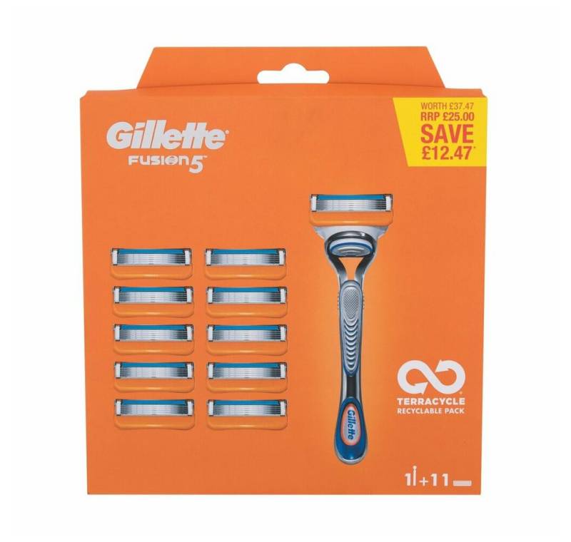 Gillette Rasierklingen Fusion Mens Shaver Blue Gray von Gillette