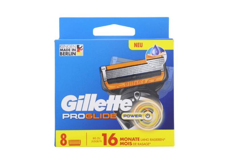 Gillette Rasierklingen Gillette Proglide Power 8 Original Ersatzklingen Rasierklingen mit Gle von Gillette