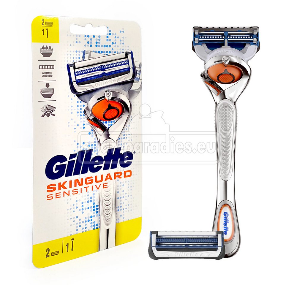 Gillette Rasierklingen Gillette SkinGuard Sensitive FlexBall Rasierer + extra Rasierklinge von Gillette