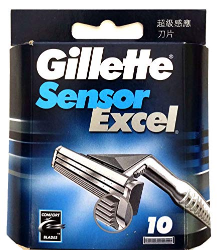 Gillette Sensor Excel – 50 Stück (5 x 10 Packungen) von Gillette