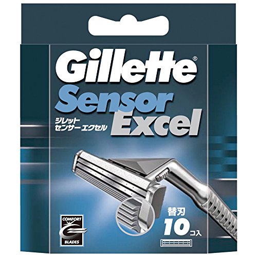 Gillette Sensor Excel Rasierhobel, männlich, 10 Stück von Gillette