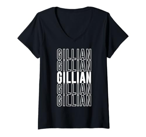 Damen Gillian T-Shirt mit V-Ausschnitt von Gillian Apparel