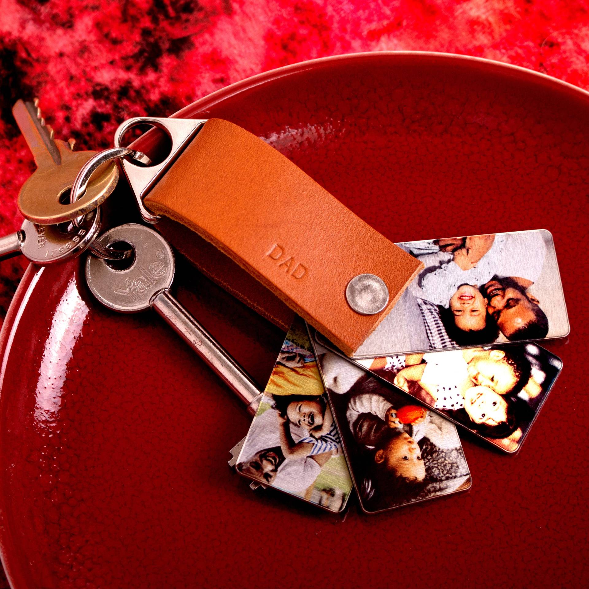 Personalisierter Leder Schlüsselring, Schlüsselring Geschenk, Personalisierte Foto Schieber Schlüsselanhänger, Geschenk Für Ihn, Herren Personalisierter Leder Schlüsselring, Schlüsselring Geschenk, Personalisierte Foto Schieber Schlüsselanhänger, Geschenk Für Ihn, Herren von GillianArnoldArtist