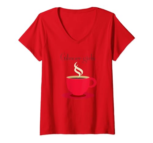 Gilmore Girls Mug T-Shirt mit V-Ausschnitt von Gilmore Girls