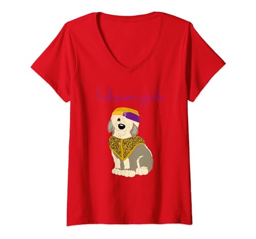 Gilmore Girls Paul Anka Doggy Swami T-Shirt mit V-Ausschnitt von Gilmore Girls