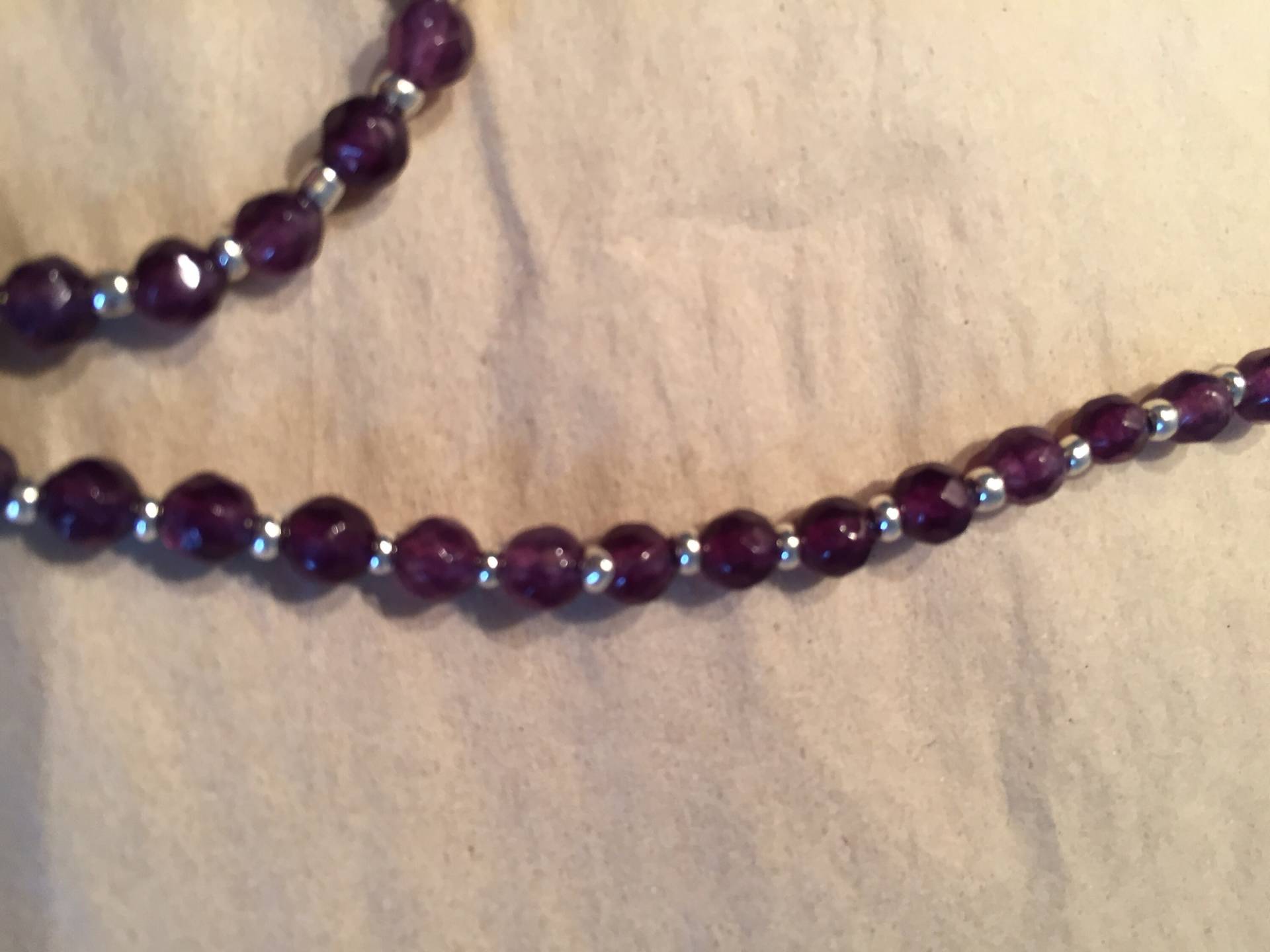 Amethyst Halskette Amethyst Halskette von GiltLilyHandicraft