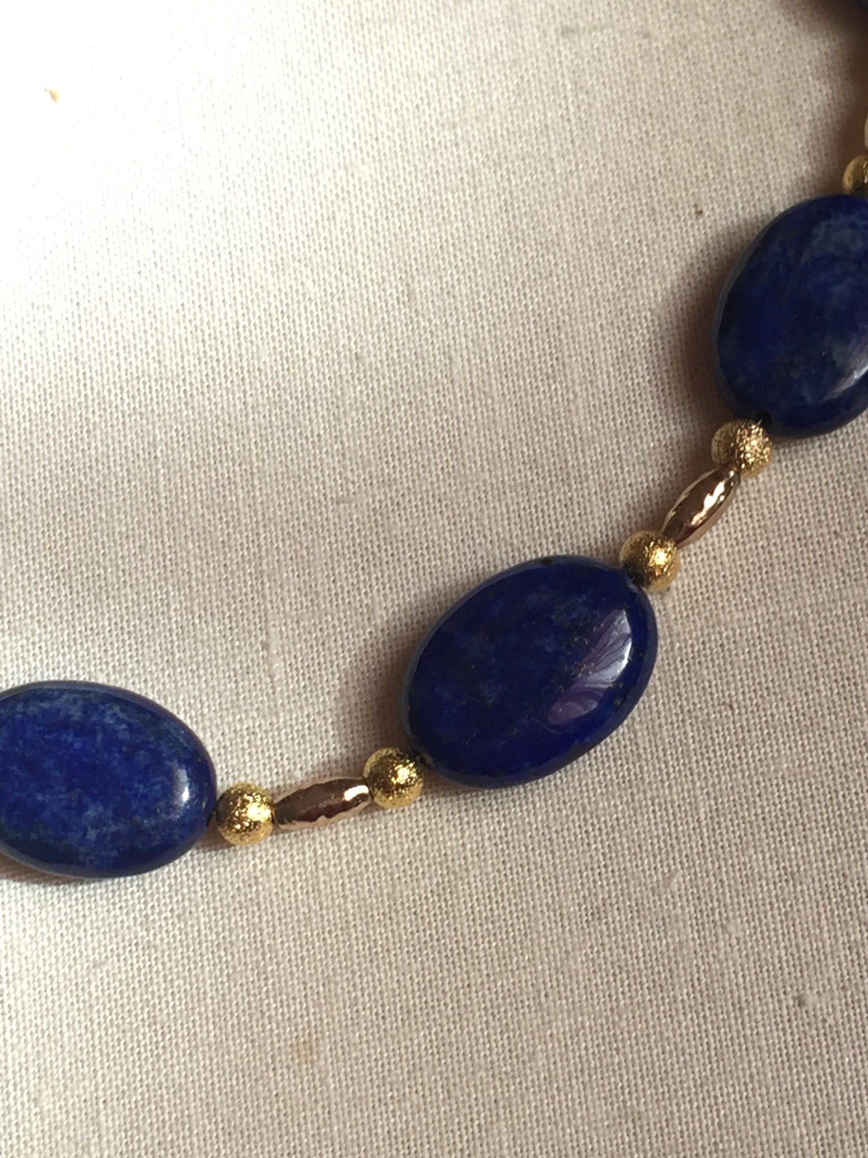 Lapis Lazuli Kette Lapis Lazuli Kette von GiltLilyHandicraft