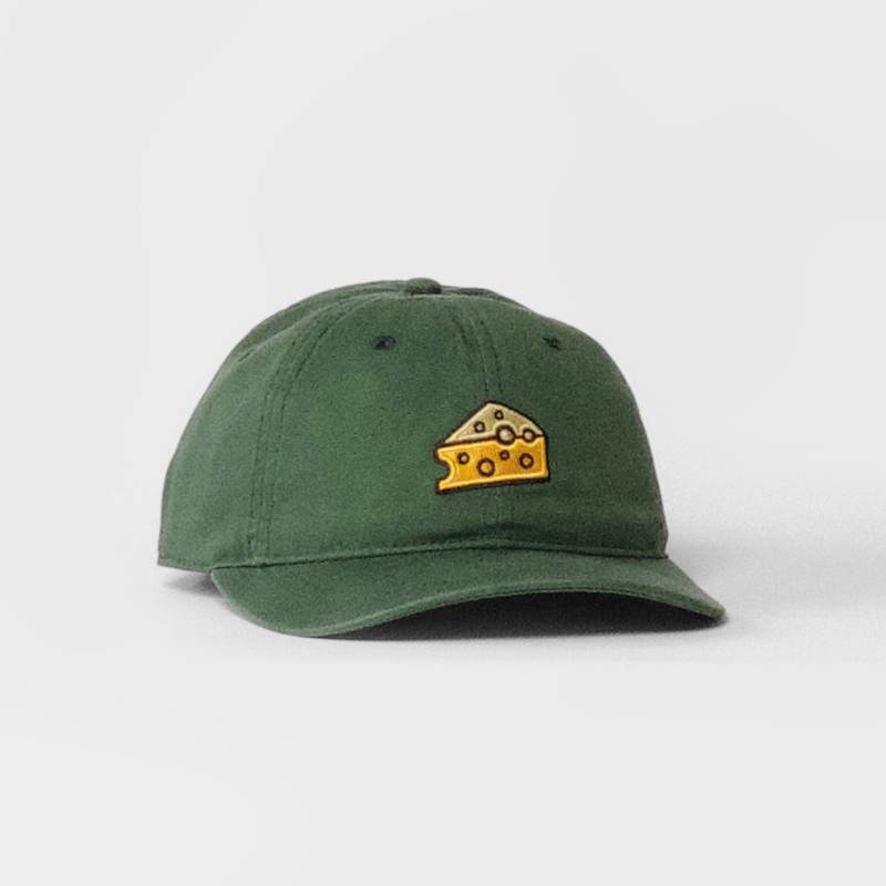 Wisconsin Cheese Hat Gesticktes Logo, Verstellbarer Riemen von GilteeApparelCompany