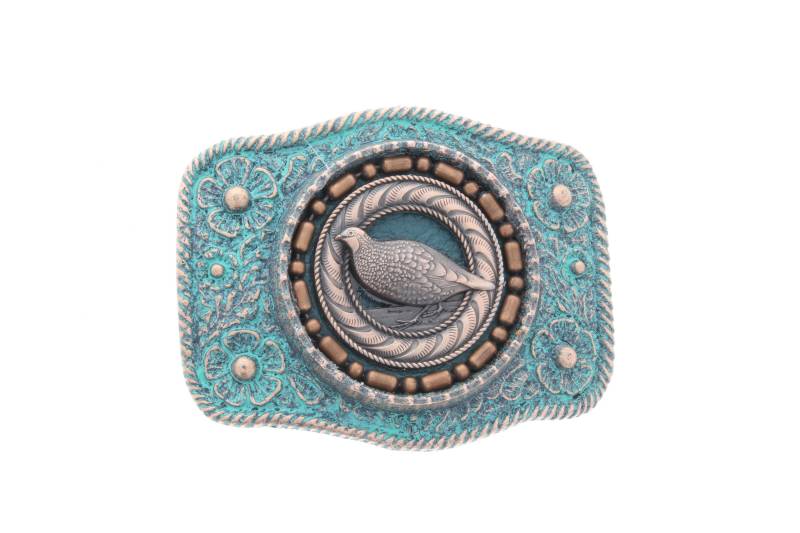 Benutzerdefinierte Kupfer Türkis/Grüne Patina Holz Abzeichen Critter Schnalle Benutzerdefinierte Kupfer Türkis/Grüne Patina Holz Abzeichen Critter Schnalle von GilwellShop