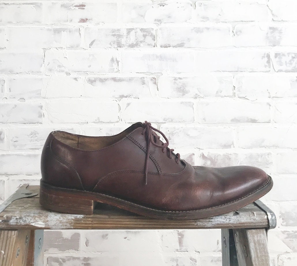 Herren Cole Haan Oxford-Schuhe, Braune Lederschuhe, Haan-Schuhe, Herrenkleidschuhe, Herrengröße 12 Oxford-Schuhe von GimmeShelterVintage