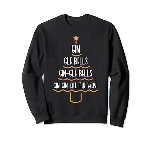 Damen Weihnachts Gin Gle Bells - Gin Lover Christmas Party Sweatshirt Damen Weihnachts Gin Gle Bells - Gin Lover Christmas Party Sweatshirt von Gin Christmas Drink Tee