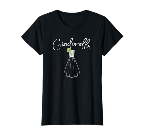 Ginderella - Gin Liebhaber Lustiges Damen JGA Party Design T-Shirt Ginderella - Gin Liebhaber Lustiges Damen JGA Party Design T-Shirt von Gin Tonic Trinker Geschenk Junggesellenabschied
