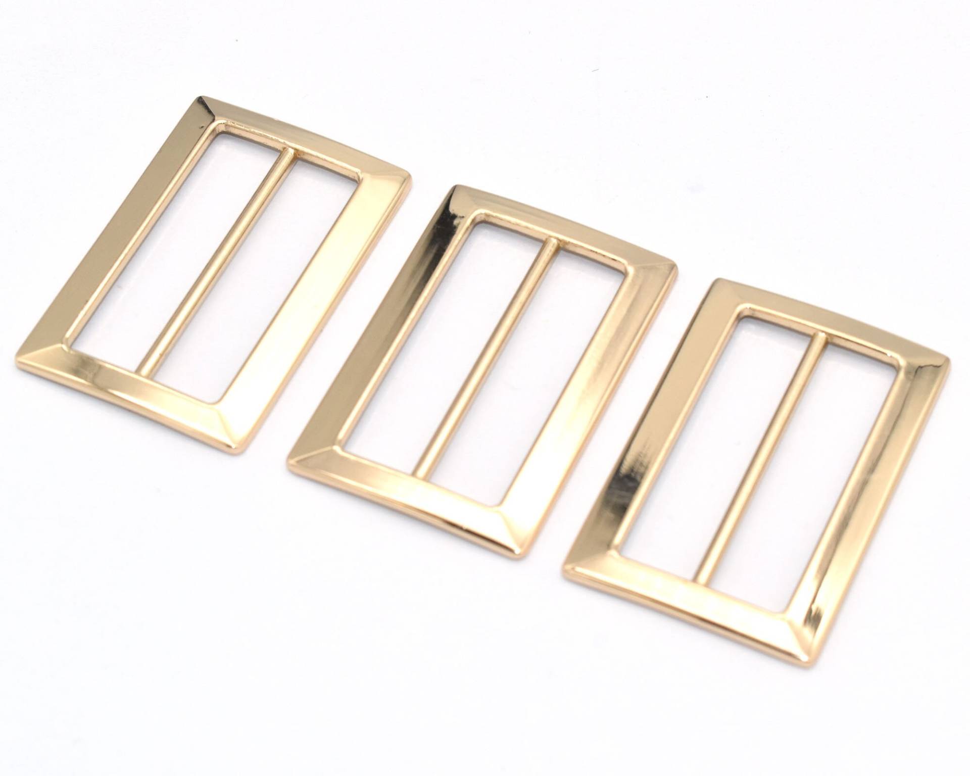 Gold Metall Gürtelschnalle Double Bar Schnalle 38mm Verstellschnalle Rechteck Geldbörse Schnallen Für Riemen Ersatz Handtasche Gurtband Hardware Diy von GinAccessoriesHeaven